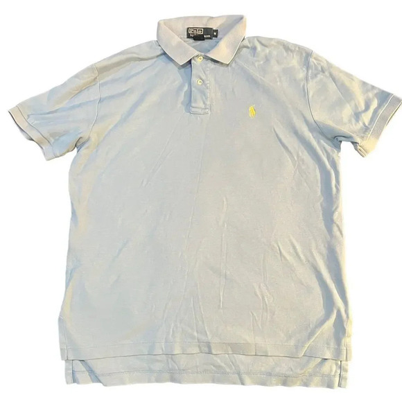 Polo Ralph Lauren Size‎ Medium Blue Polo - Picture 2 of 4